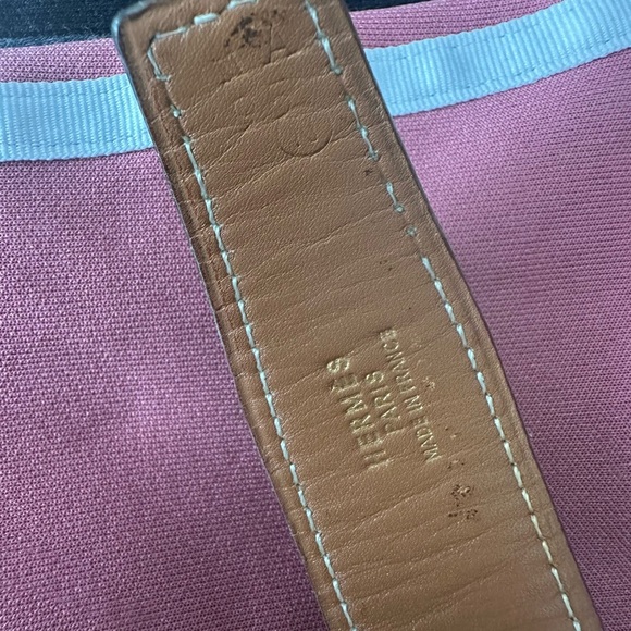 Hermès Constance H Belt Black with Brown Leather Gold Buckle 36 in -39 in - Picture 7 of 12